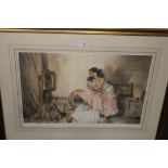 A FRAMED RUSSELL FLINT PRINT