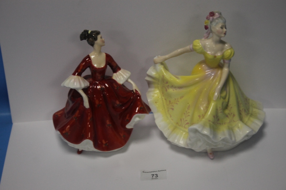 TWO ROYAL DOULTON LADIES TO INCLUDE STEPHANIE, AND NINETTE