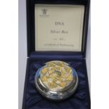 A ROYAL MINT SILVER "DNA" BOX IN CASE OF ISSUE WITH COA NUMBERED '45'
