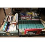 THREE TRAYS OF MISCELLANEOUS BOOKS (TRAYS NOT INCLUDED)