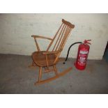 AN ERCOL ROCKING CHAIR