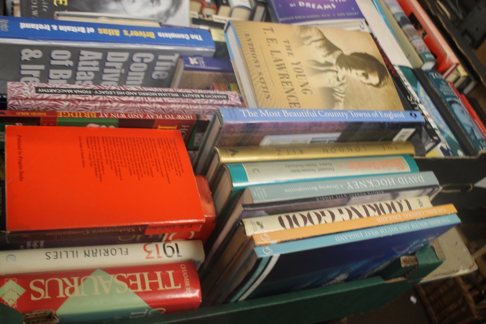 THREE TRAYS OF MISCELLANEOUS BOOKS INCLUDING FILM BIOGRAPHIES ETC. (TRAYS NOT INCLUDED) - Image 5 of 7