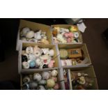 SIX BOXES OF ORNAMENTS TO INCLUDE POT POURRI