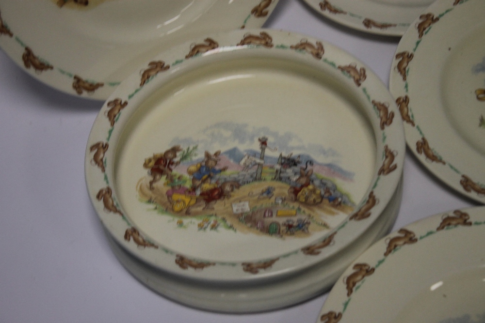 FOUR ROYAL DOULTON BUNNYKINS PLATES TOGETHER WITH A BUNNYKINS BOWL - Image 3 of 3