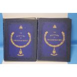 A HISTORY OF FREEMASONRY' TWO VOLUMES PUBLISHED 1883
