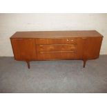 A RETRO S FORM SUTCLIFFE TODMORDEN TEAK SIDEBOARD, NEEDS COSMETIC ATTENTION
