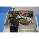 A BOX OF COLLECTABLES