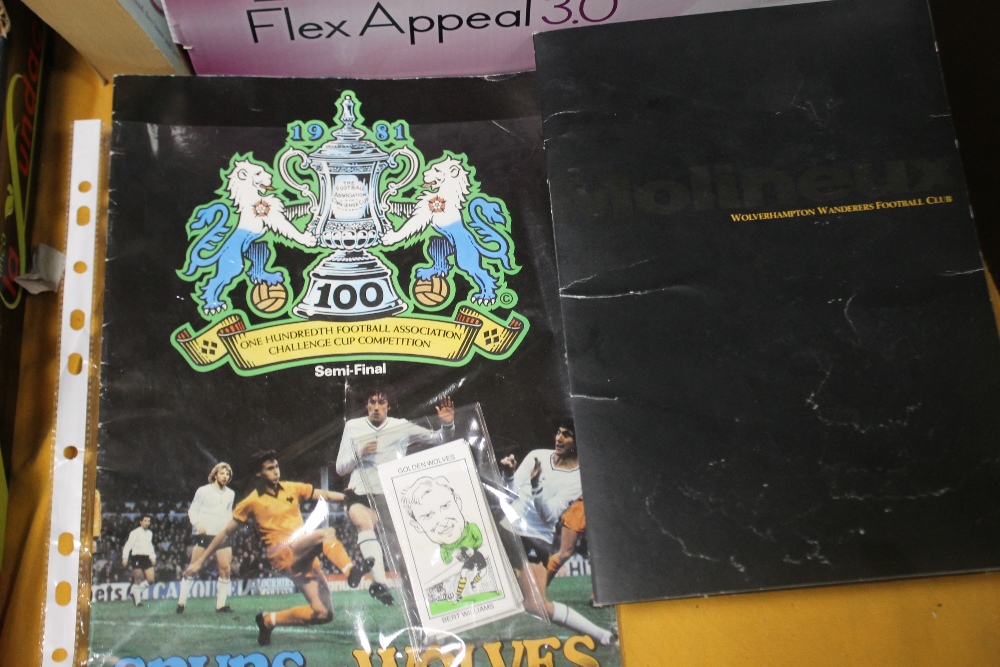 A FOOTBALL PROGRAMME SPURS V WOLVES 100TH FOOTBALL ASSOCIATION CHALLENGE CUP COMPETITION AND A SMALL - Image 6 of 6