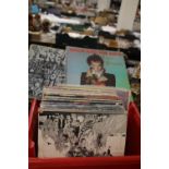 APPROX. 50 LP RECORDS AND 12" SINGLES TO INCLUDE BEATLES - SGT. PEPPER, REVOLVER, BEATLES FOR