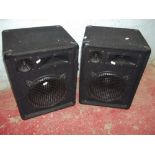 TWO OMNITRONIC THREE WAY SPEAKERS, DX1022, 400 watts, max power