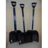 TEN BLUECOL SNOW SHOVELS