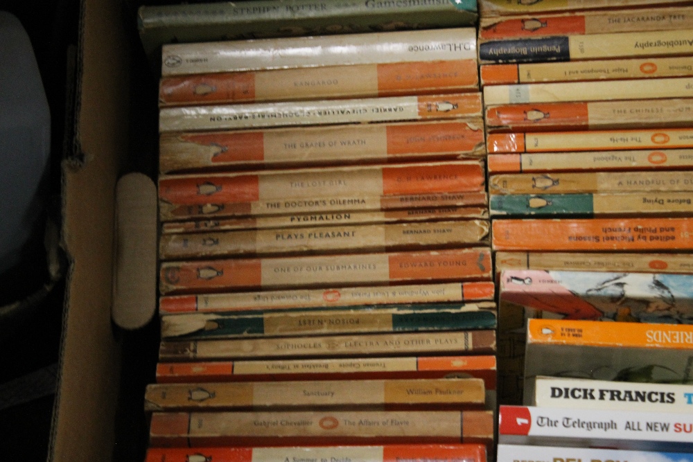 TWO TRAYS OF MAINLY PENGUIN BOOKS (TRAYS NOT INCLUDED) - Image 3 of 6