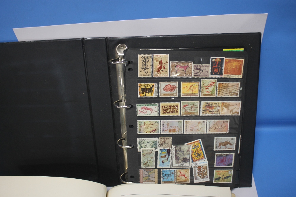 THREE STAMP ALBUMS TO INCLUDE BRITISH AND WORLD - Image 2 of 3