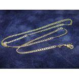 A LADIES SILVER NECK CHAIN