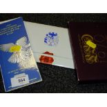 A 1970 BRITISH COIN PROOF SET, TOGETHER WITH AN ESTONIAN ENAMELLED COIN SET AND AN UNCIRCULATED £2