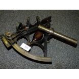 AN ANTIQUE SEXTANT BY GRAHAM AND PARKES OF LIVERPOOL