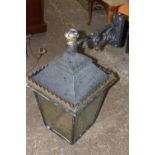 A LARGE VINTAGE STREET LANTERN