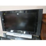 A LARGE PHILIPS 42" FLATSCREEN TV WITH REMOTE - HOUSE CLEARANCE