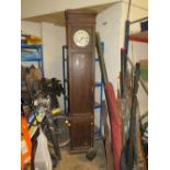 A 'LEPAUTE & PARIS' OAK CASED LONGCASE CLOCK, H 210 cm