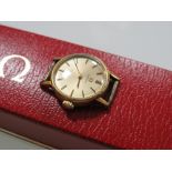 A LADIES OMEGA DE VILLE WRISTWATCH IN OMEGA WATCH BOX