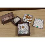 A VINTAGE PARTNER MAHJONG SET - NOT CHECKED