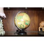 A SCAN GLOBE ILLUMINATING GLOBE