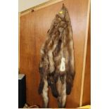 A VINTAGE MULTI MINK FUR STOLE