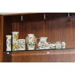 A COLLECTION OF PORTMEIRION THE BOTANIC GARDEN AND OTHER PORTMEIRION CERAMICS TO INCLUDE VASES AND