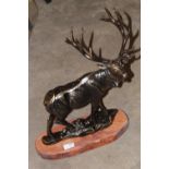 ***A CAST STAG FIGURE**