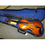 St. Mary's Abbey - A MODERN CHINESE MADE VIOLIN AND BOW IN CARRY CASE