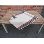 TWO MODERN WELSH WOOLLEN BLANKETS FROM SOLVE WOOLLEN MILL