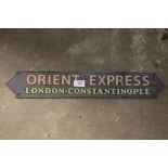 ***A REPRODUCTION ORIENT EXPRESS PLAQUE**