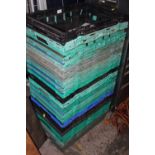 QUANTITY OF STACKING CRATES