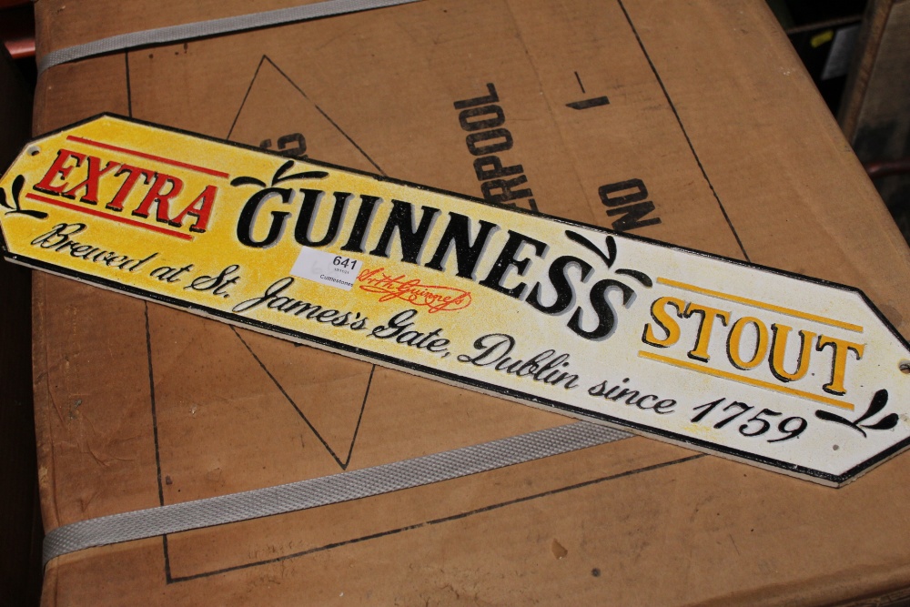 ***A REPRODUCTION GUINNESS EXTRA STOUT SIGN**