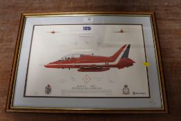 AN RAF INTEREST RED ARROWS 2003 -'100 YEARS OF FLIGHT' LIMITED EDITION NO 64/150