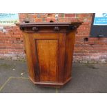 St Mary's Abbey - A VINTAGE OAK PULPIT - OPEN TO ONE SIDE H-112 W-92 CM