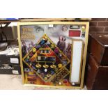 AN ILLUMINATING WALL HANGING THE LORD OF THE RINGS FRUIT MACHINE GAME DISPLAY OVERALL SIZE - 66CM