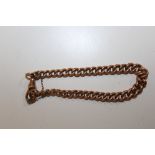 A 9 CT ROSE GOLD BRACELET, APPROX WEIGHT 11 G