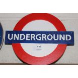 ***A LARGE REPRODUCTION LONDON UNDERGROUND SIGN**