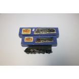 TWO BOXED THREE RAIL HORNBY DUBLO LOCOMOTIVES to Include LT2S LMR 8F 2-8-0 Freight locomotive and