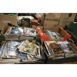 A LARGE QUANTITY OF 2000AD AND JUDGE DREDD COMICS / MAGAZINES FROM THE YEAR 2000 ONWARDS (6 trays)