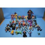 A LARGE TRAY OF VINTAGE POWER RANGERS FIGURES