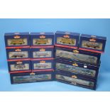 EIGHT LARGE 00 GAUGE BACHMANN RAILWAY ROLLING STOCK, together with eight smaller 00 gauge Bachmann