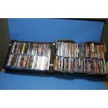 TWO TRAYS OF COMIC HERO / SCIENCE FICTION DVDS AND BLU-RAYS, to include Flash Gordon boxed set,