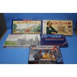 VINTAGE BOARD GAMES LONDON THEMED to include "The London Game" 20th Anniversary Edition, "Advance To