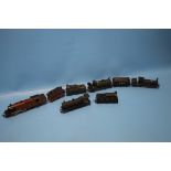 FOUR BOXED 00 GAUGE STEAM LOCOMOTIVES LMS 2312 HORNBY 2-6-4, LMS 9418 0-8-0, GWR 2744 0-6-0 AND