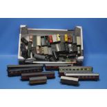 CIRCA FORTY UNBOXED PIECES OF 00 GAUGE ROLLING STOCK (COVERED/UNCOVERED WAGONS/TANKERS ETC.)