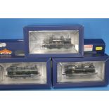 THREE BOXED BACHMAN 00 GAUGE STEAM LOCOMOTIVES 31-433 MIDLAND CLASS 1F LMS BLACK, 31-635 CLASS