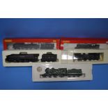 THREE BOXED 00 GAUGE STEAM LOCOMOTIVES, to include .2270 LMS 4-6-2 City of Edinburgh, R.2732 BR 2-