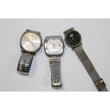 A RETRO SYSTEMA AUTOMATIC DATE WRISTWATCH, TOGETHER WITH TWO OTHER WRISTWATCHES (3)